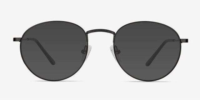 Epilogue Black MetalEyeglass Frames from EyeBuyDirect, with Tinted Lenses