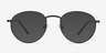 Epilogue Black MetalEyeglass Frames from EyeBuyDirect, with Tinted Lenses