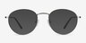 Epilogue Silver MetalEyeglass Frames from EyeBuyDirect, with Tinted Lenses