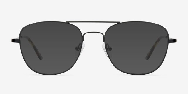 Captain Black MetalEyeglass Frames from EyeBuyDirect, with Tinted Lenses