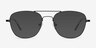 Captain Black MetalEyeglass Frames from EyeBuyDirect, with Tinted Lenses