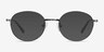 Ledger Silver MetalEyeglass Frames from EyeBuyDirect, with Tinted Lenses