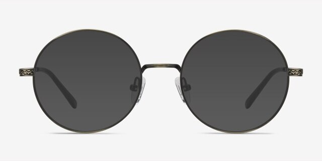 Inscription Bronze MetalEyeglass Frames from EyeBuyDirect, with Tinted Lenses