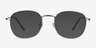 Suspense Silver MetalEyeglass Frames from EyeBuyDirect, with Tinted Lenses