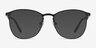 Ember Matte Black MetalEyeglass Frames from EyeBuyDirect, with Tinted Lenses