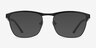 Foundry Black MetalEyeglass Frames from EyeBuyDirect, with Tinted Lenses