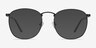 St Michel Black MetalEyeglass Frames from EyeBuyDirect, with Tinted Lenses