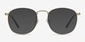 St Michel Golden MetalEyeglass Frames from EyeBuyDirect, with Tinted Lenses