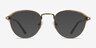 Wrap Bronze MetalEyeglass Frames from EyeBuyDirect, with Tinted Lenses