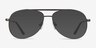 Discover Gunmetal MétalMontures de lunettes de vue d'EyeBuyDirect, Avec des Verres Teintés