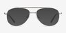 Tasker Argenté MétalMontures de lunettes de vue d'EyeBuyDirect, Avec des Verres Teintés