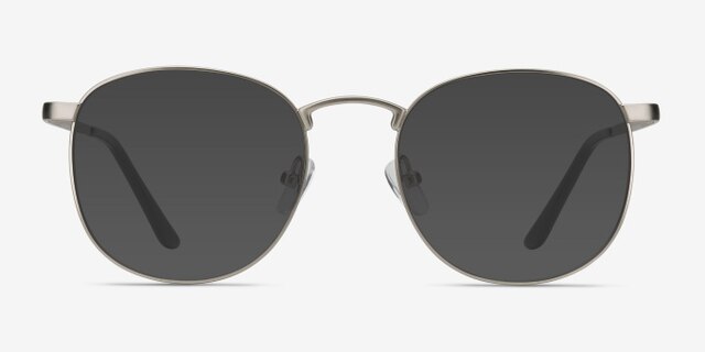 St Michel Silver MetalEyeglass Frames from EyeBuyDirect, with Tinted Lenses