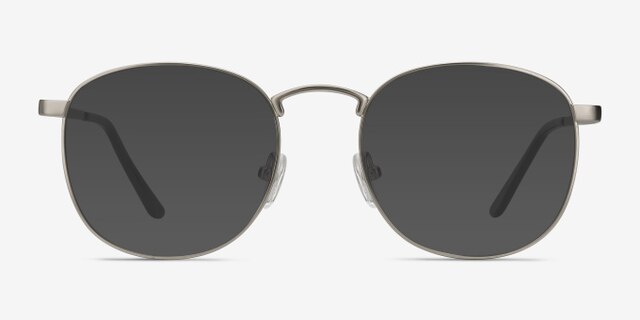 St Michel Argenté MétalMontures de lunettes de vue d'EyeBuyDirect, Avec des Verres Teintés