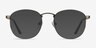 St Michel Gunmetal MetalEyeglass Frames from EyeBuyDirect, with Tinted Lenses