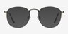 St Michel Gunmetal MetalEyeglass Frames from EyeBuyDirect, with Tinted Lenses