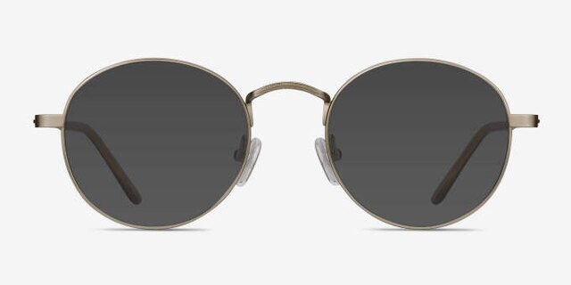 Cupertino Argenté MétalMontures de lunettes de vue d'EyeBuyDirect, Avec des Verres Teintés