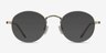Cupertino Argenté MétalMontures de lunettes de vue d'EyeBuyDirect, Avec des Verres Teintés