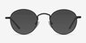 Cupertino Noir MétalMontures de lunettes de vue d'EyeBuyDirect, Avec des Verres Teintés