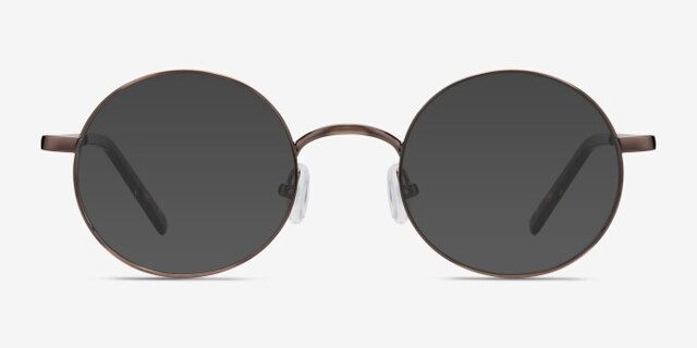 Socrates Brown Tortoise MétalMontures de lunettes de vue d'EyeBuyDirect, Avec des Verres Teintés