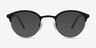 Fixate Black Golden MetalEyeglass Frames from EyeBuyDirect, with Tinted Lenses
