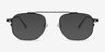Cordon Black MetalEyeglass Frames from EyeBuyDirect, with Tinted Lenses