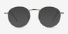 Wistful Matte Pink MetalEyeglass Frames from EyeBuyDirect, with Tinted Lenses