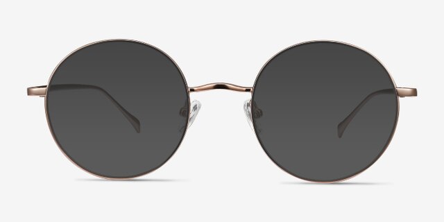 Synapse Rose Gold MetalEyeglass Frames from EyeBuyDirect, with Tinted Lenses