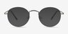 Cupertino Frost Blue MetalEyeglass Frames from EyeBuyDirect, with Tinted Lenses