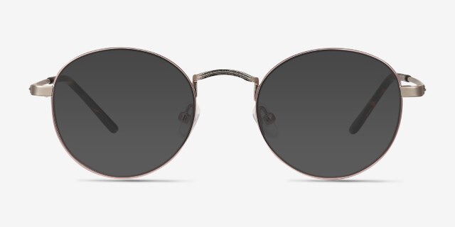 Cupertino Victorian Pink MetalEyeglass Frames from EyeBuyDirect, with Tinted Lenses