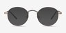 Cupertino Victorian Pink MetalEyeglass Frames from EyeBuyDirect, with Tinted Lenses