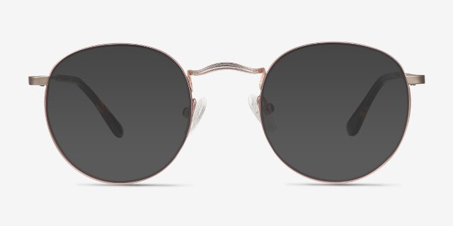 Daydream Rose Gold MetalEyeglass Frames from EyeBuyDirect, with Tinted Lenses