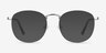 St Michel Frost Blue MétalMontures de lunettes de vue d'EyeBuyDirect, Avec des Verres Teintés