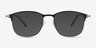Cella Black MetalEyeglass Frames from EyeBuyDirect, with Tinted Lenses