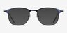 Cella Navy MetalEyeglass Frames from EyeBuyDirect, with Tinted Lenses