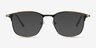 Cella Bronze MetalEyeglass Frames from EyeBuyDirect, with Tinted Lenses
