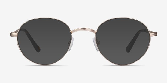 Izabel Golden MetalEyeglass Frames from EyeBuyDirect, with Tinted Lenses