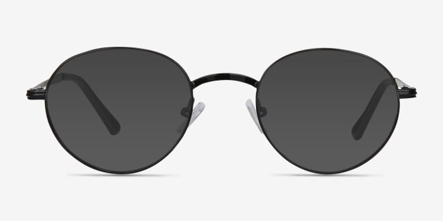 Izabel Black MetalEyeglass Frames from EyeBuyDirect, with Tinted Lenses