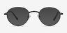 Izabel Black MetalEyeglass Frames from EyeBuyDirect, with Tinted Lenses