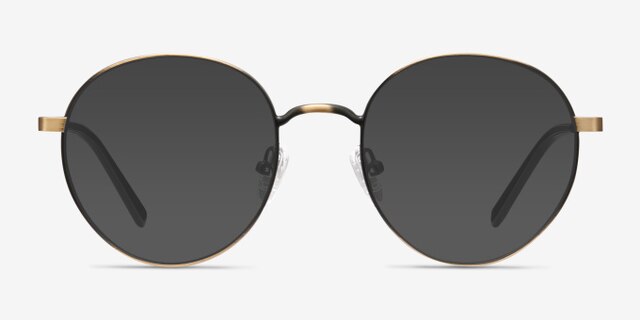 Nomad Bronze MétalMontures de lunettes de vue d'EyeBuyDirect, Avec des Verres Teintés