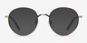 Nomad Bronze MétalMontures de lunettes de vue d'EyeBuyDirect, Avec des Verres Teintés