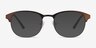 Toledo Brown MetalEyeglass Frames from EyeBuyDirect, with Tinted Lenses