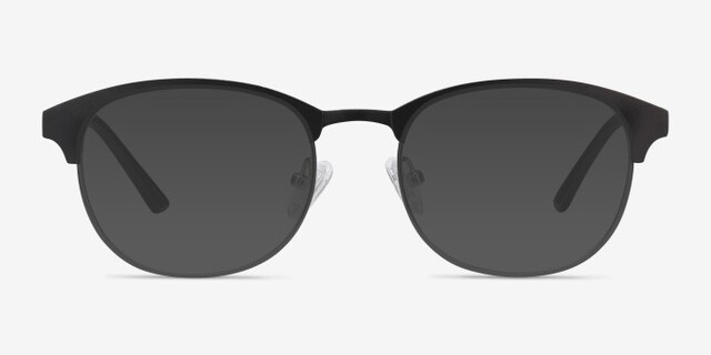 Toledo Black MetalEyeglass Frames from EyeBuyDirect, with Tinted Lenses