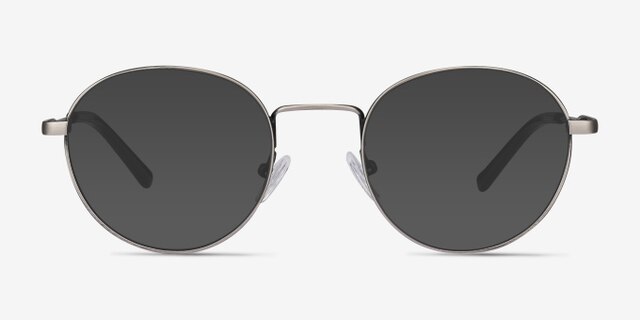 Memento Gunmetal MétalMontures de lunettes de vue d'EyeBuyDirect, Avec des Verres Teintés