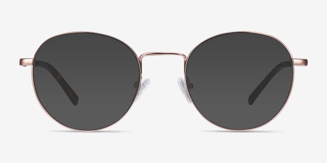 Memento Rose Gold MetalEyeglass Frames from EyeBuyDirect, with Tinted Lenses