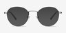 Memento Gunmetal MetalEyeglass Frames from EyeBuyDirect, with Tinted Lenses
