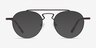 Chariot Gunmetal MetalEyeglass Frames from EyeBuyDirect, with Tinted Lenses