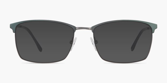 Signal Vert MétalMontures de lunettes de vue d'EyeBuyDirect, Avec des Verres Teintés