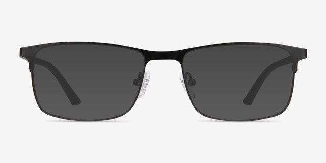 Wit Black MetalEyeglass Frames from EyeBuyDirect, with Tinted Lenses
