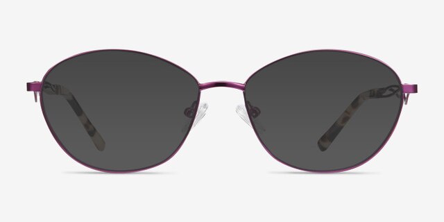 Helix Violet MétalMontures de lunettes de vue d'EyeBuyDirect, Avec des Verres Teintés
