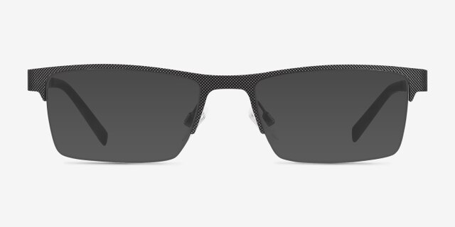 Vine Black MetalEyeglass Frames from EyeBuyDirect, with Tinted Lenses